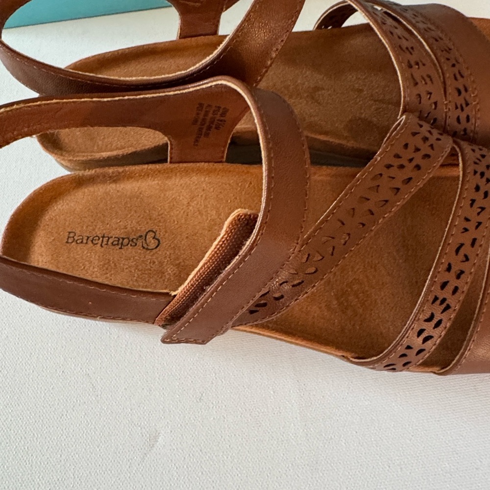 Baretraps Comfort Sandals Womens 9.5 Brown Jinna - Picture 3 of 6